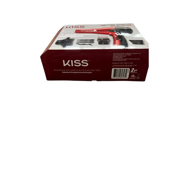 KISS 1875 Pro Hair Dryer Styling Edition with Tourmaline Ceramic Technology - Picture 6 of 7